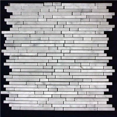 Dawb Marble Mosaic Phab Ntsa Panels