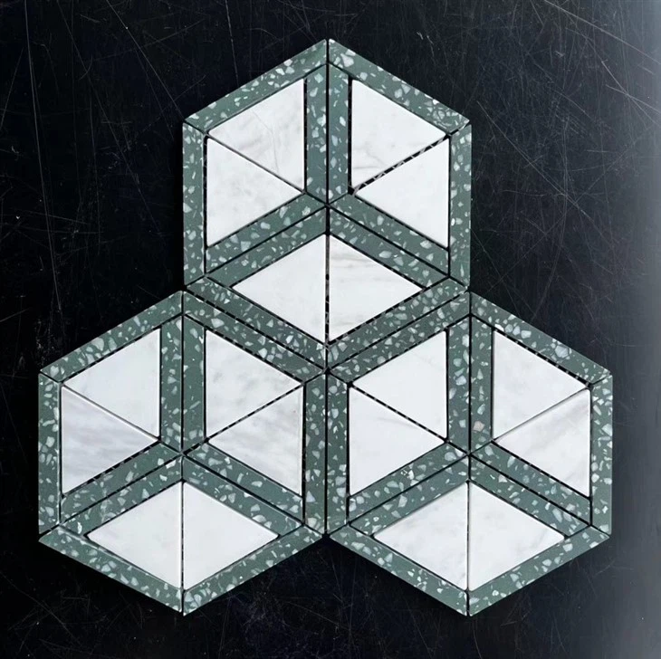 Marble Mosaic Shower Floor Tile