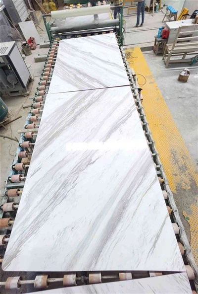 Tseeb Kub Muag Dawb Volakas Marble Texture