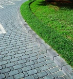 Granite Paver ntau thiab tsawg granite cobblestone Patio